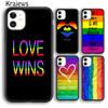 Krajews Gay Pride LGBT Flag Springs Phone Case Cover For iPhone 17 Air 16 15 14 plus 12 13 pro max coque Fundas