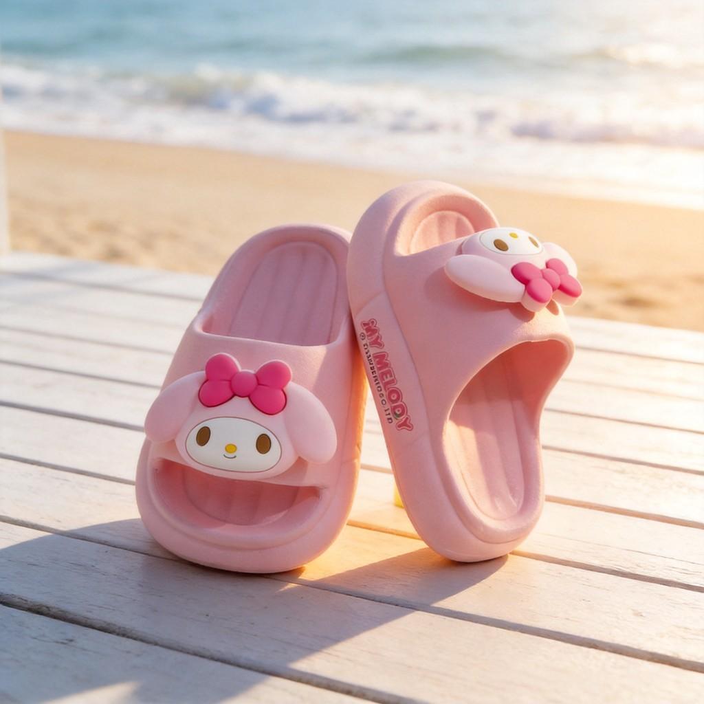 Сандалии Hello Kitty, Мелоди, Куроми, Синнаморолл, Летние, С дышащей сеткой из ЭВА, Для игры в помещении и на улице