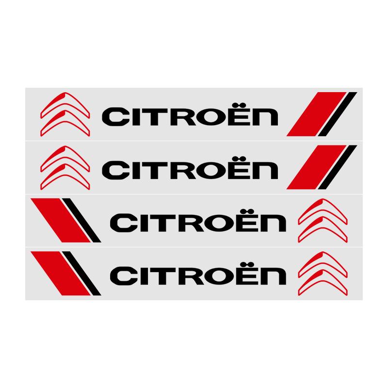 4Pcs/set For Citroen Car Stickers Door Handle Sticker Mirror Decor Protector Decals Car Accessories C1 C2 C3 Grand C4 Picasso