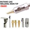 Heat Butane Gas Soldering Iron Kit Welding Torch Pen Tool Gas Soldering Iron Head Gas Welding Kit
