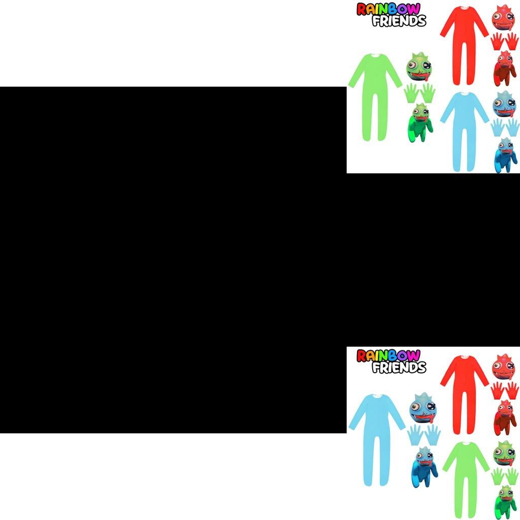 Костюм для косплея Roblox Rainbow Friends, комбинезон, маска, костюм для детской вечеринки, наряд
