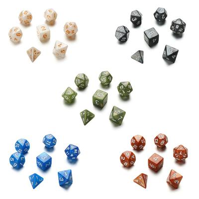 Многогранный для TRPG DND многогранная настольная игра игровой аксессуар досуг развлечения игрушки набор игральных костей