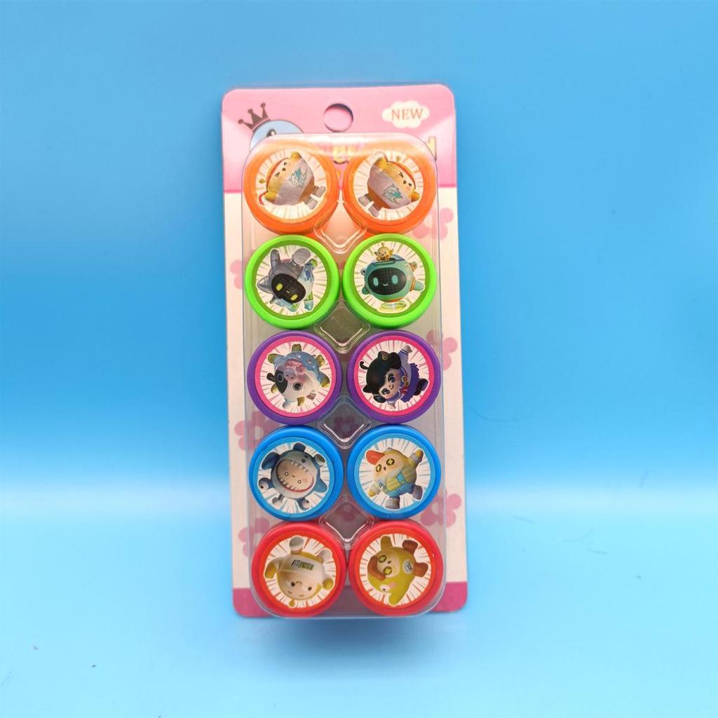 Креативный штамп для журнала Langlang Mountain Little Monster & Toad Pig Spirit Clear - Детский приз