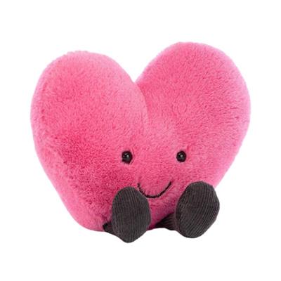 Jellycat Серия «Забавные предметы» Милая розовая кукла-успокаивашка в форме сердца Мистер 11 см высотой