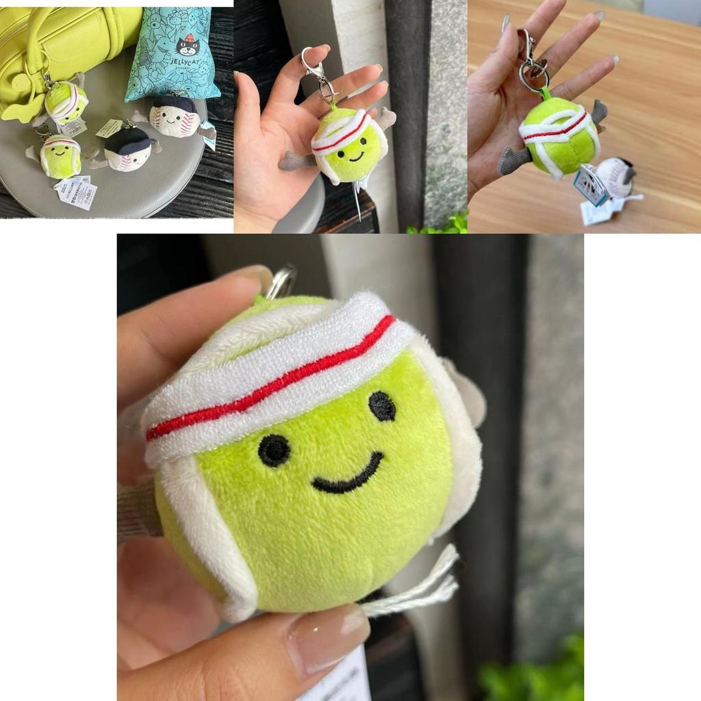 Очаровательный плюшевый брелок в виде бейсбольного и теннисного мяча, милая мягкая игрушка в подарок для детей