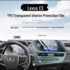 Защитная пленка для интерьера Lexus ES 2018-2024: Наклейки из ТПУ для консоли, экрана, рычага переключения передач и дверей