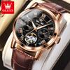Brand Multi-function Luminous Hollow Flywheel Mechanical Watch Men's Watch Men's Watch