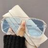 Candy Color Oversized INS Sunglasses for Women Fashion Vintage Men Square Trend Brand Design Shade Eyewear