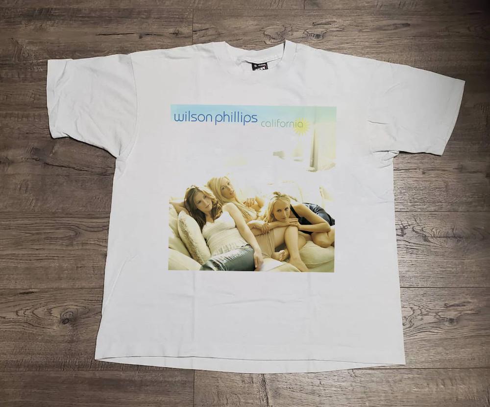 California Album Wilson Phillips Band Cotton T Shirt Full Size Unisex T-Shirt
