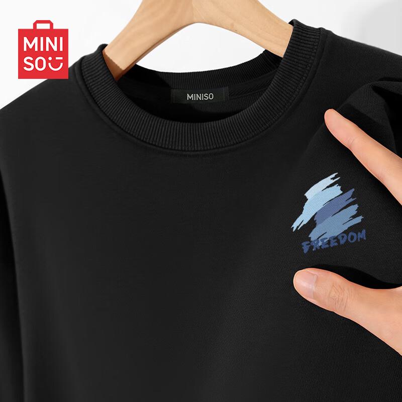 MINISO Мужской повседневный свитшот с круглым вырезом