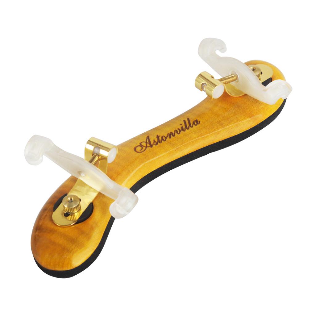 Adjustable Maple Wood Thick Soft Violin Shoulder Rest Padded for 4/4 3/4 Fiddle