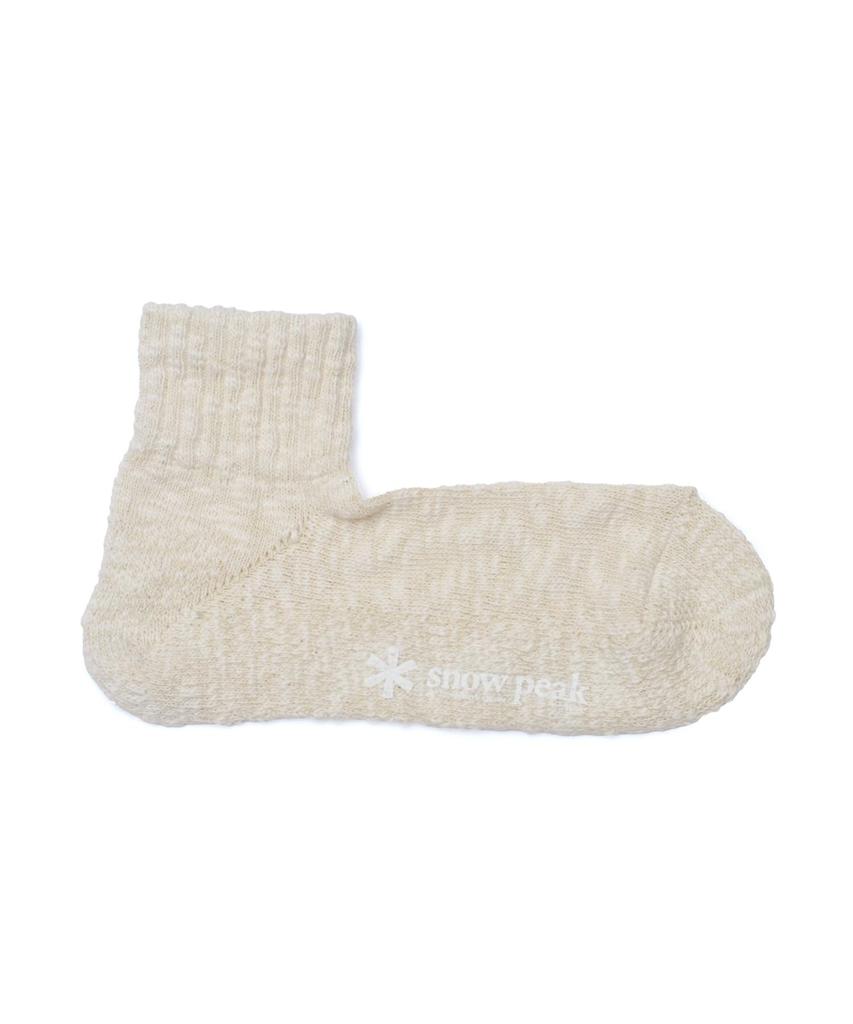 Snow Peak Мягкие носки GARAGARA Sox Носки Размер SO-26SU001 (Мужской и Женский, КРЕМОВЫЙ, M)