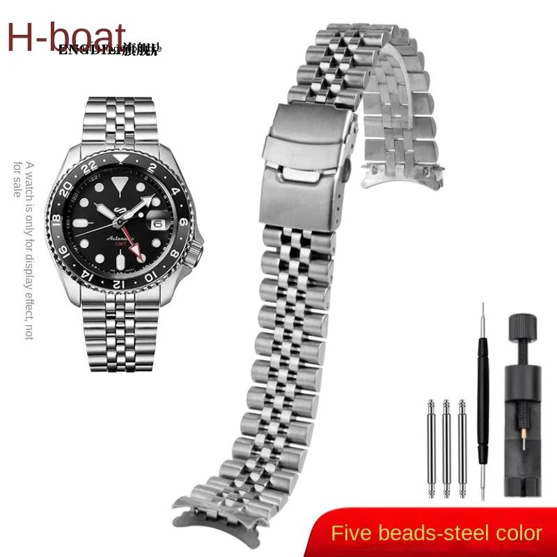 For Casio Duro Mdv107-1A MDV106-1A MDV-106 Seiko Watch Strap Stainless Steel Diving Metal Men's Watchband 20mm 22mm Accessories