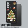 Чехол с рисунком рождественской елки для Samsung Galaxy S25 S24 Ultra S23 S22 Plus S21 FE A15 A16 A17 A26 A35 A36 A54 A55 A56 5G Чехол-шнурок Фунда