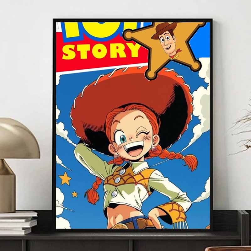 Disney 5D DIY Алмазная мозаика Игрушечная история Джесси Иллюстрация Мультфильм Полная алмазная мозаика Алмазная живопись Искусство Настенное украшение Набор для рукоделия