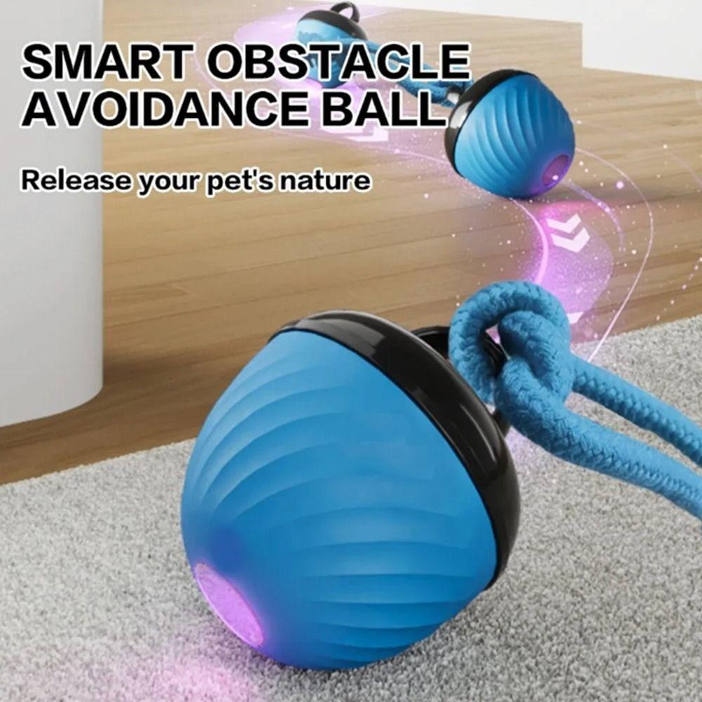3 Modes Intelligent Dog Toy Ball Imitation Mouse Automatic Moving Bouncing Ball  Pet Training Tool