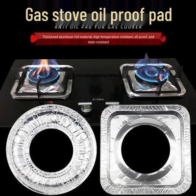 Жаростойкие защитные накладки из алюминиевой фольги для газовой плиты