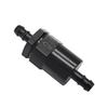 Встроенный топливный фильтр 3/8", 30 микрон, алюминий 6061-T6, черный