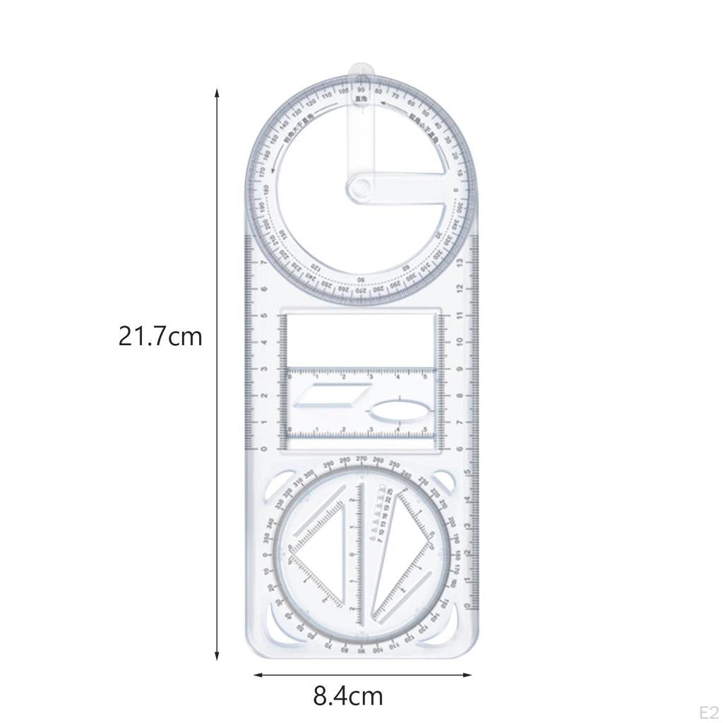 Шаблон для чертежа Измерительные линейки для чертежей Принадлежности Трафареты Многофункциональная геометрическая линейка для портного