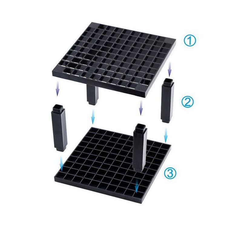 Multifunctional Pen Holder Watercolor Oil Painting Insert Pen Holder Removable 96 Grid Square Pen Holder Paint Brush Color Pencil Storage Box