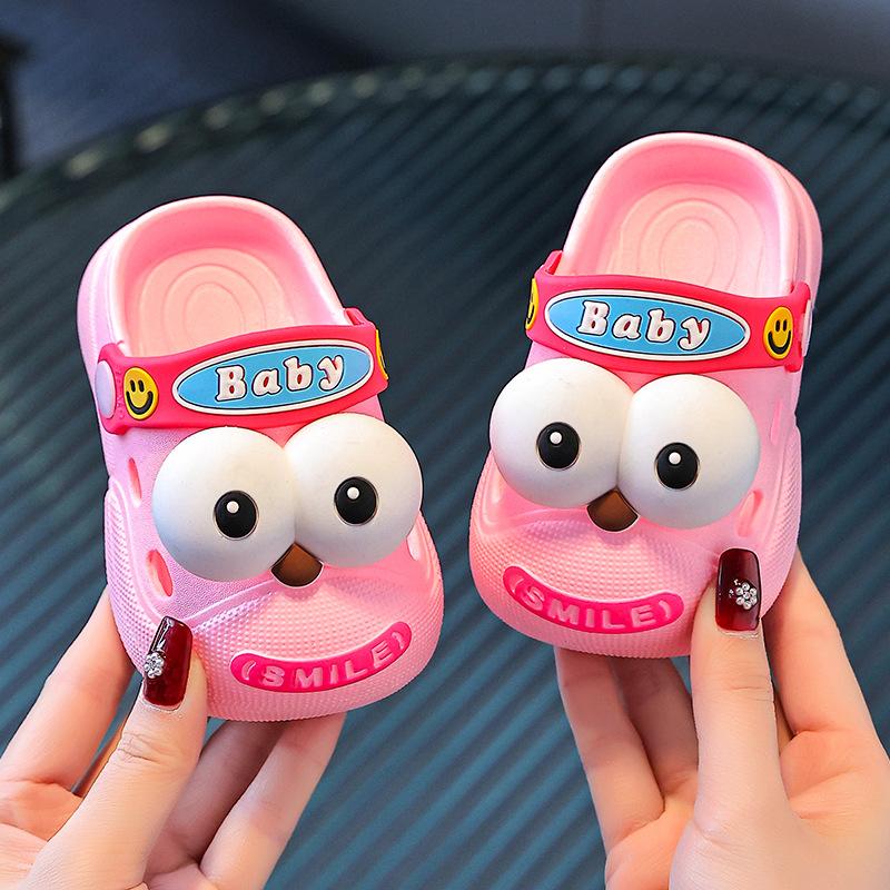 Children's Clogs Summer Girls Indoor Non-Slip Cartoon Boys Toddler Baby Sandals Outdoor Beach Sandals