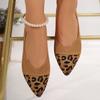Летние европейские и американские туфли на плоской подошве с острым носком, туфли mom с неглубоким вырезом, вязаные, модные и универсальные