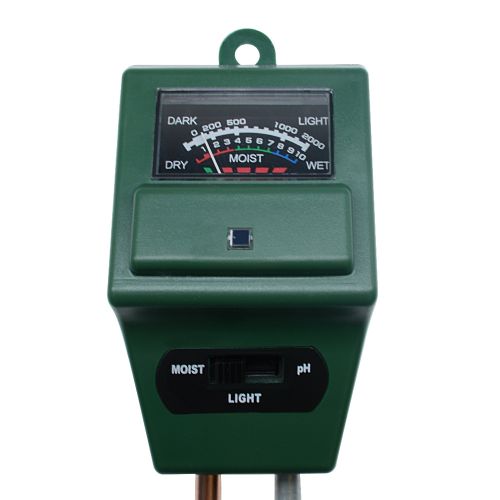 Садовый Растение Цветок Тестер pH Почвы Влажность Света Датчик Измеритель 3 в 1 DIY Электронный Анализатор Почвы Квадратная Головка