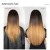 Длинные прямые накладные волосы на клипсе, 24 дюйма, синтетические искусственные волосы для женщин