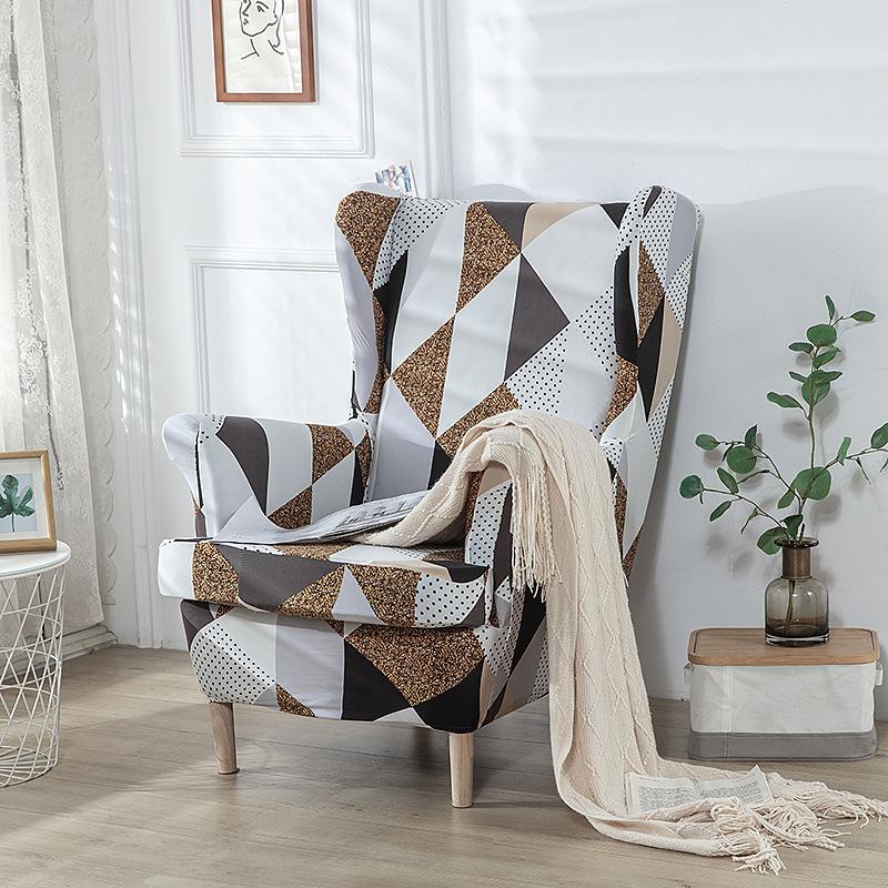 Эластичный цельный чехол на табурет с тигром Американский Scamon Подушка для сиденья Чехол для стула Чехол для дивана Все включено Чехол для кресла с одним крылом