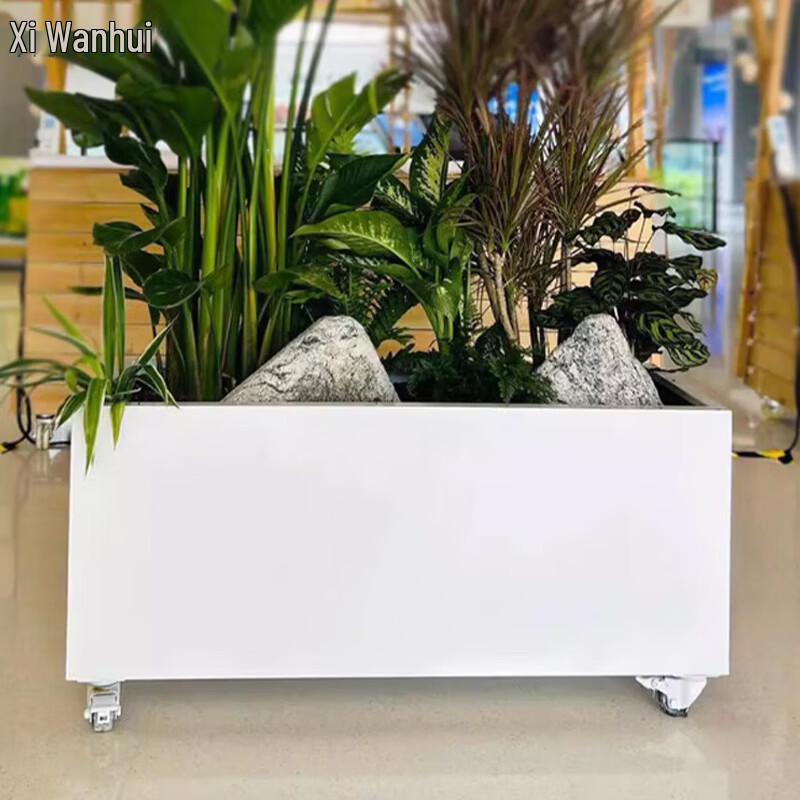 XWH Outdoor Mobile Planter Box with Wheels