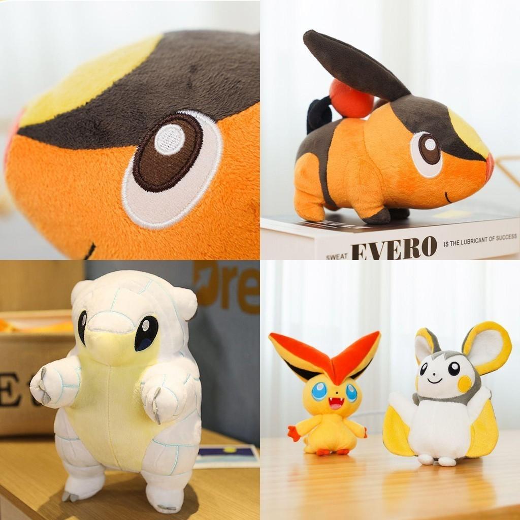 Sweet Cyndaquil Fennekin Sandopan Meowth Stuffed Animal Doll Kids Gift
