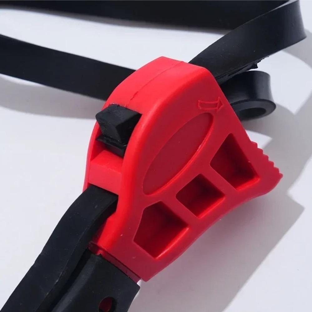 6inch Belt Wrench Oil Filter Puller Strap Spanner Chain Wrench Strap Opener, Adjustable Disassembly Tool