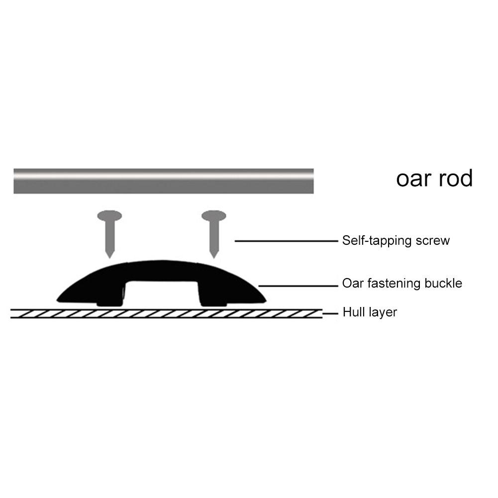 2 шт. Универсальный держатель для весла для каяка, каноэ, зажимы для крепления на палубе лодки, весла для весла