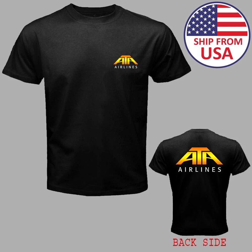 American Trans Air ATA Men's Black Size S-5XL