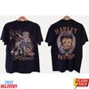 Винтажная черная футболка Betty Boop Harley Davidson с одинарным швом, размеры S-5XL, РЕПРИНТ, унисекс