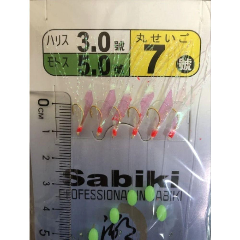 Золотая леска Sabiki Золотые крючки Красочные снасти Gang Приманки Рыболовная мишура Карп Морская рыбалка