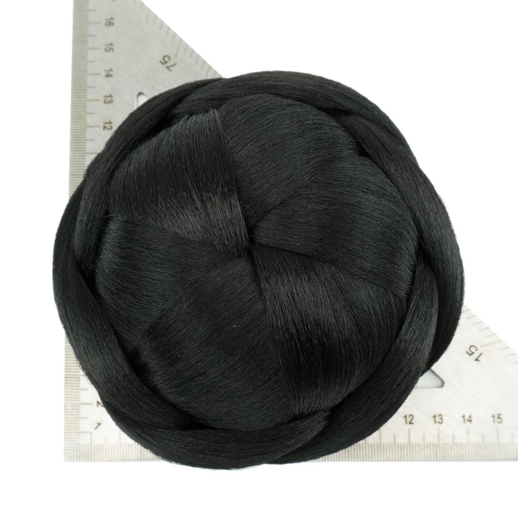 Большой размер танцор плетеный шиньон для волос пончик шиньоны резинка для волос булочка парик прическа на свадебную вечеринку