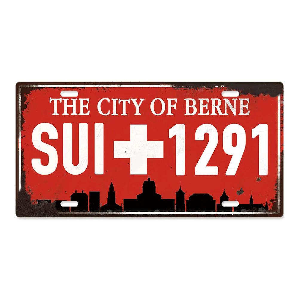 Страна Постеры Металлические Знаки Номерной Знак Табличка Металлическая Винтажная Жестяная Вывеска Настенный Декор для Мужской Пещеры Бара Дома