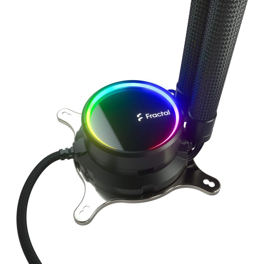 Fractal Design S28 Dynamic Simple Liquid CPU Cooler Equipped with ARGB Compatible LED Fan 280mm HS1363 Compatible with AM5 Celsius+ FD-W-2-S2801