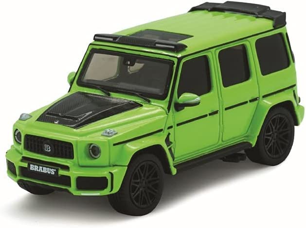 [Almost Real] Brabus G-Class Mercedes-AMG G63 - 2020 - Alien Green 1/64 Scale Complete Diecast Car (Product Number: 660501001)