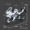 1:12 SUZUKI GSX1000R GSX250SR Motorcycle Model Toy Car Alloy Body Rubber Tires Wheel Steering Motor Models for Kids Toys Gifts