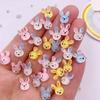 50pcs Resin Colorful Mini Cute Rabbit Flatback Rhinestones & Decorations