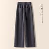 Women's Elastic Waist Loose-Fit Wide-Leg Trousers