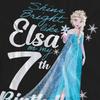 Frozen Unisex Adult Bright Like Elsa 7th Birthday T-Shirt
