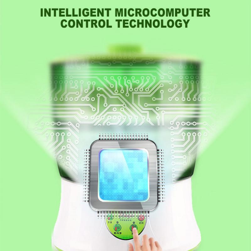 Автоматическая интеллектуальная машина для выращивания ростков фасоли, электрическая большая емкость, здоровый DIY чайник для выращивания ростков фасоли, термостат