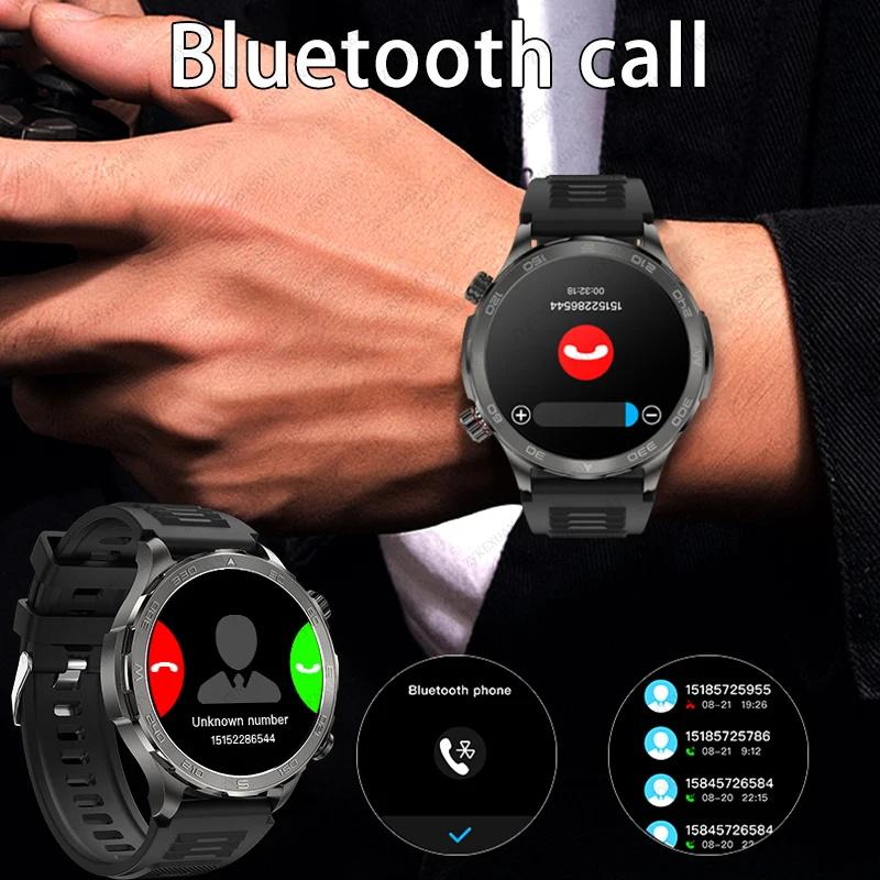 2025 Новый Bluetooth-звонок Умные часы Мужские Для Huawei AMOLED HD Большой экран Пульс NFC IP68 Водонепроницаемые GPS Спортивные Умные часы