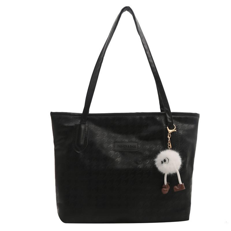 Trendy Oversized Tote Bag Women's 2024 Spring Street Style Shoulder Bag Student Commuter Bag