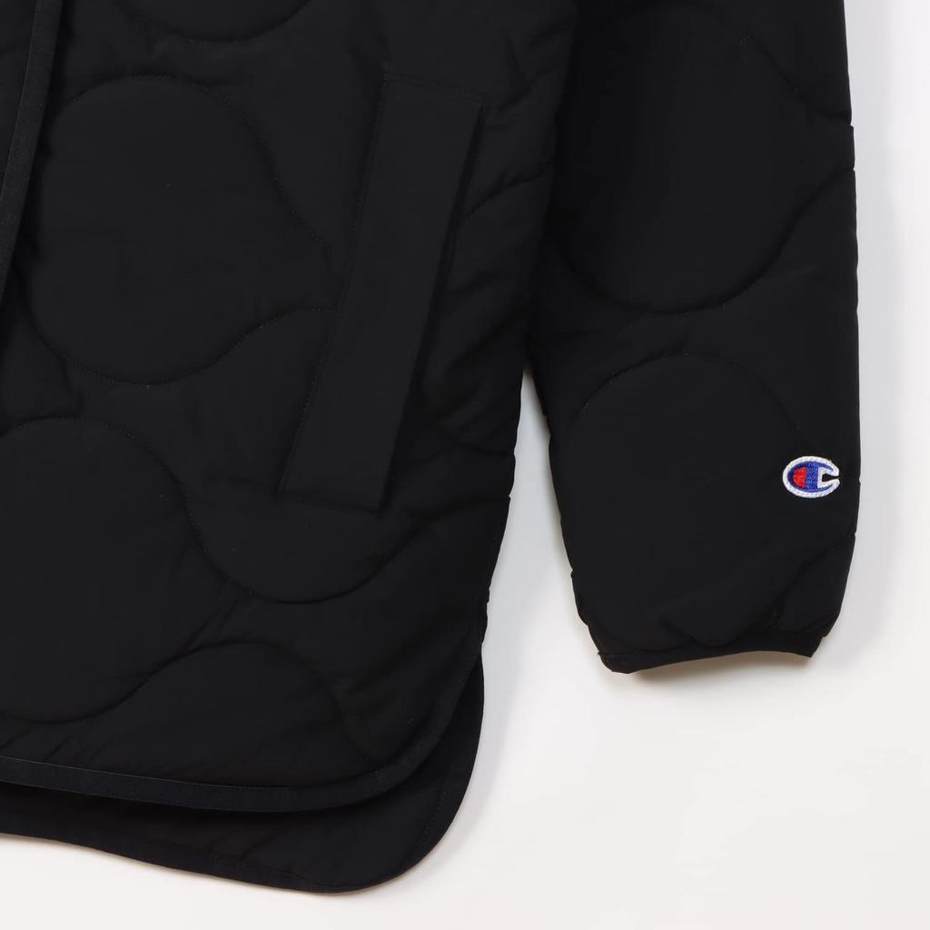 Champion Sports Size Long Script Logo Women's Jacket, CW-YS605, Black, L, Sleeve, Stretch, Warm, Water-Repellent, Windproof,