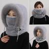 Coldproof Scarf Mask Integrated Hat Warm Lei Feng Hat New Helmet Cap  Unisex