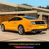 18-20 Ford Mustang Modified Quad Exhaust Rear Lip Small Body Kit Carbon Fiber Spoiler